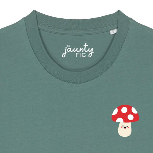 Happy mushroom organic cotton t-shirt