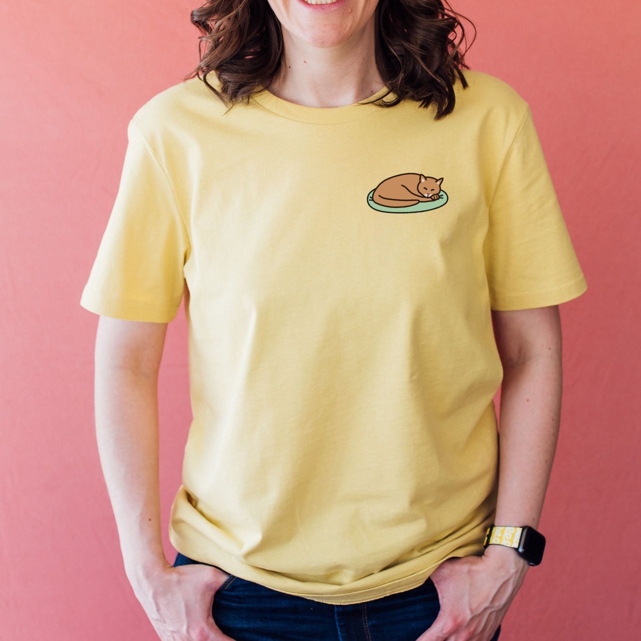 Cat nap organic cotton t-shirt (sale)