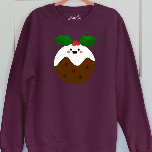 Happy Christmas jumbo pud sweatshirt (sale)