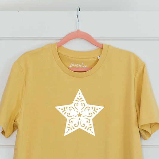 Star organic cotton t-shirt (old friend)