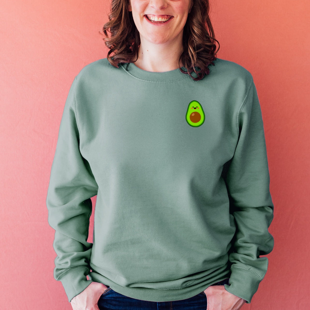 Happy avocado sweatshirt (sale)