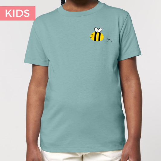 Toby the happy bee organic cotton kids t-shirt (sale)
