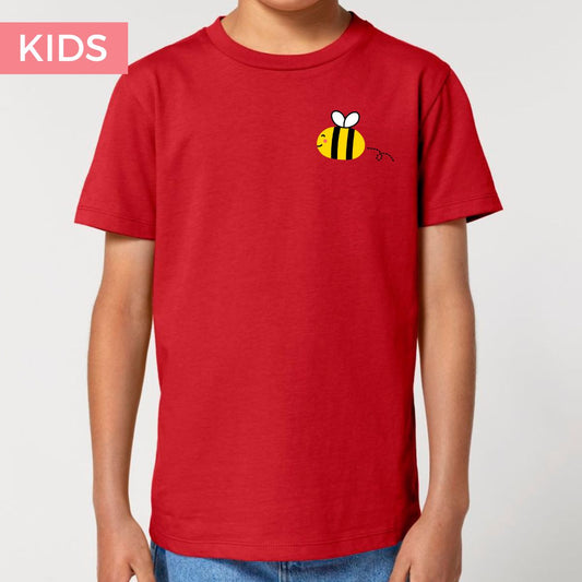 Toby the happy bee organic cotton kids t-shirt (sale)