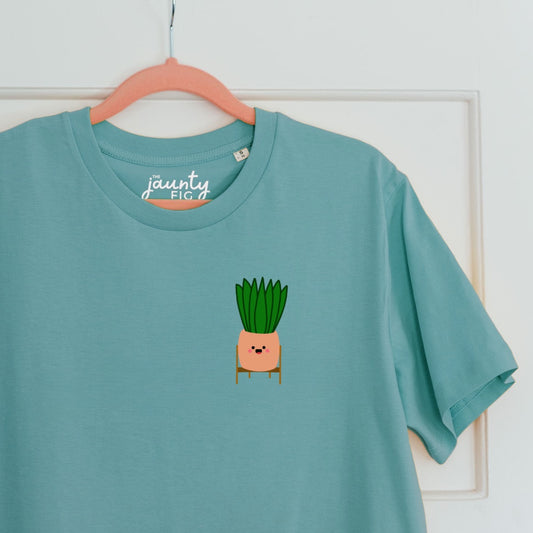 Happy plant organic cotton t-shirt (end of season colours)