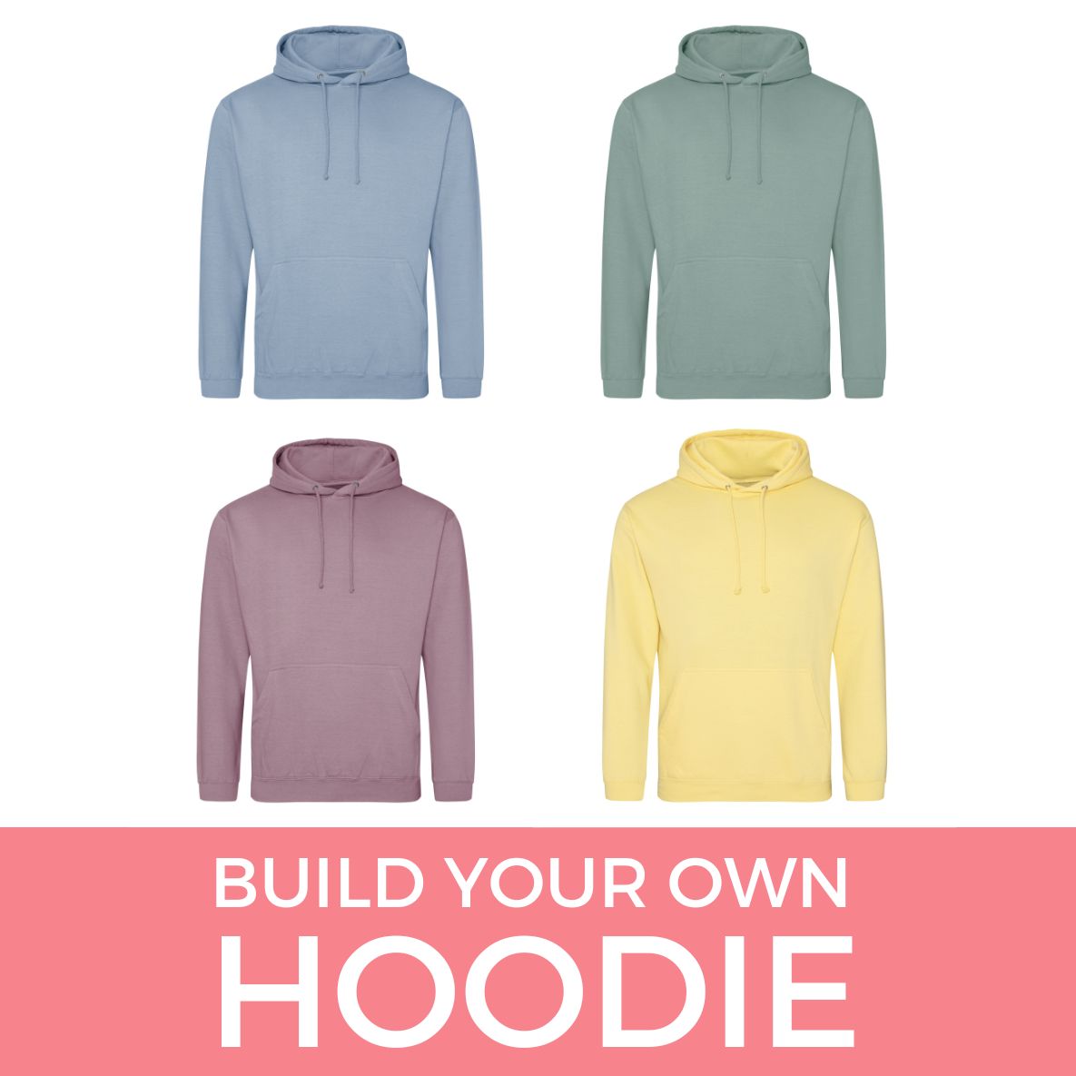 Build your own hoodie best sale