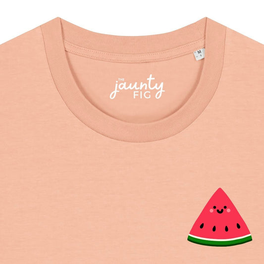 Happy watermelon organic cotton t-shirt