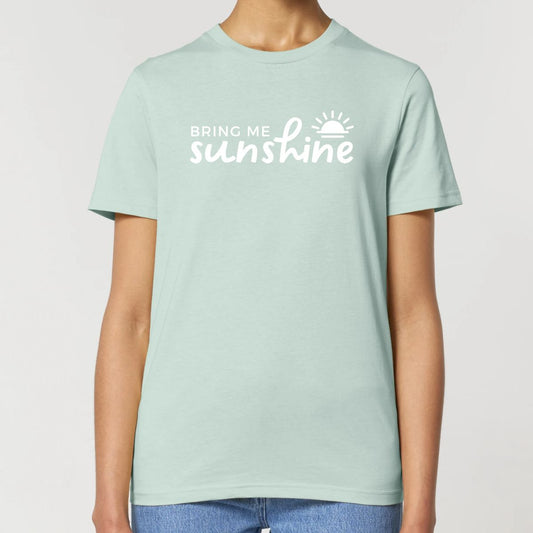 'Bring me sunshine' organic cotton t-shirt (sale)