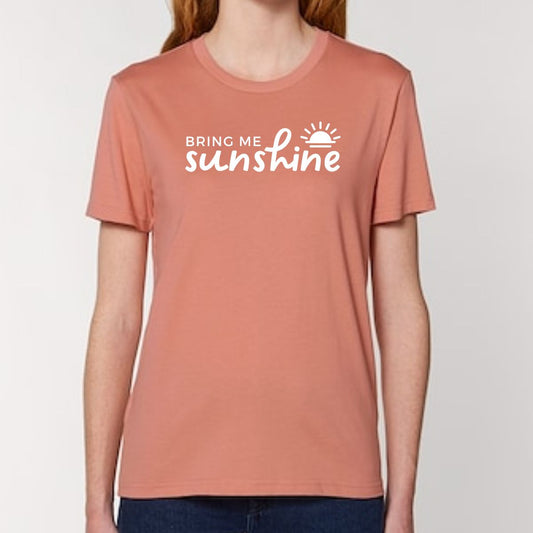 'Bring me sunshine' organic cotton t-shirt (sale)