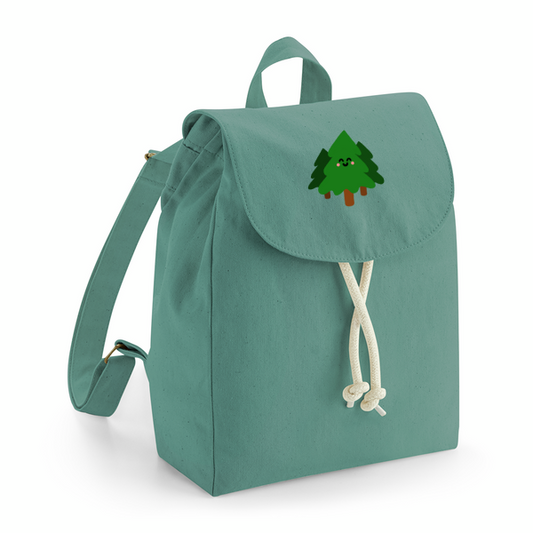 Happy trees organic cotton mini backpack