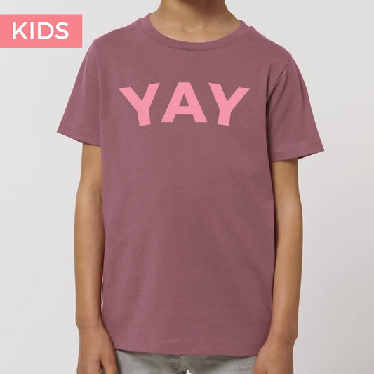 Yay organic cotton kids t-shirt (sale)