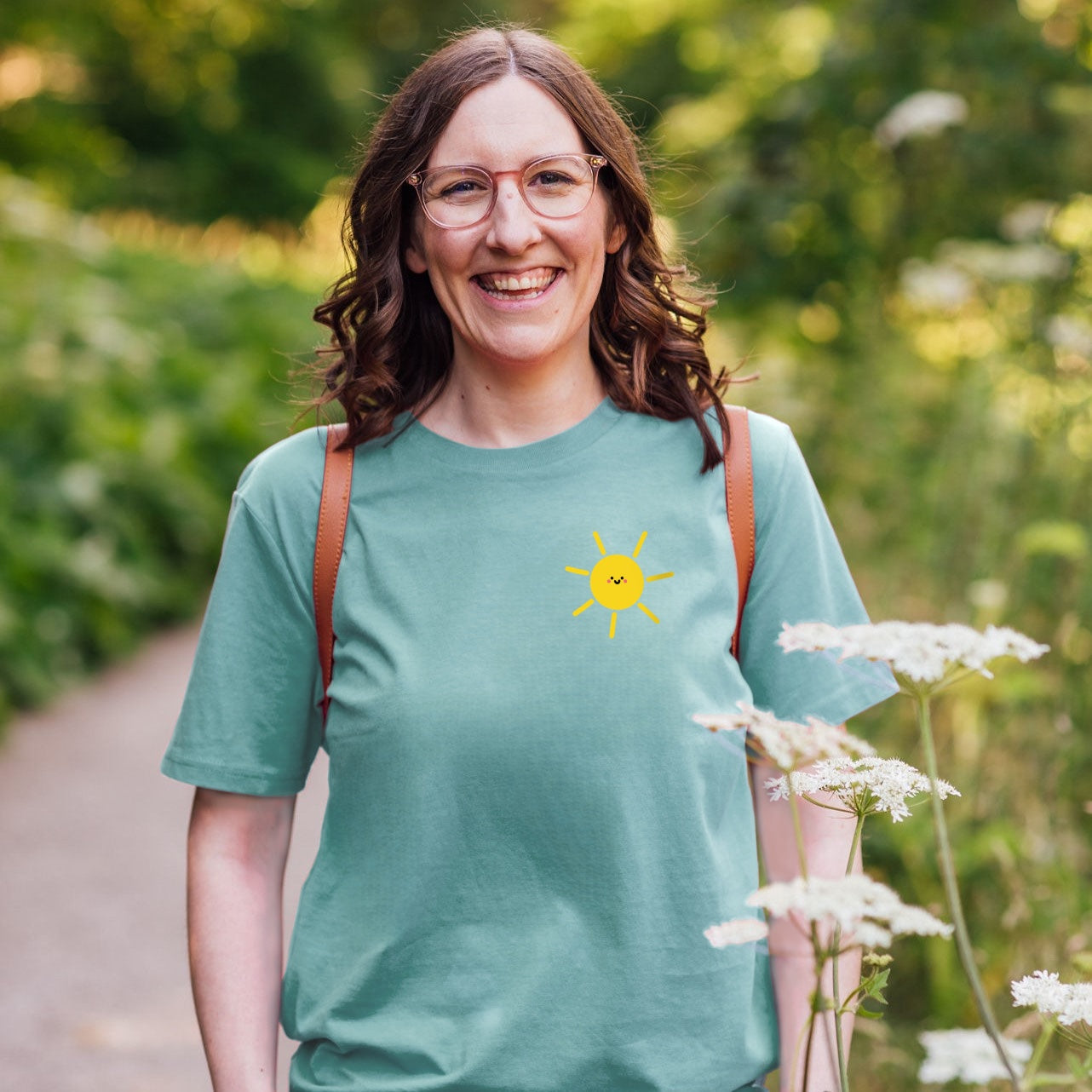 Happy sun organic cotton t shirt